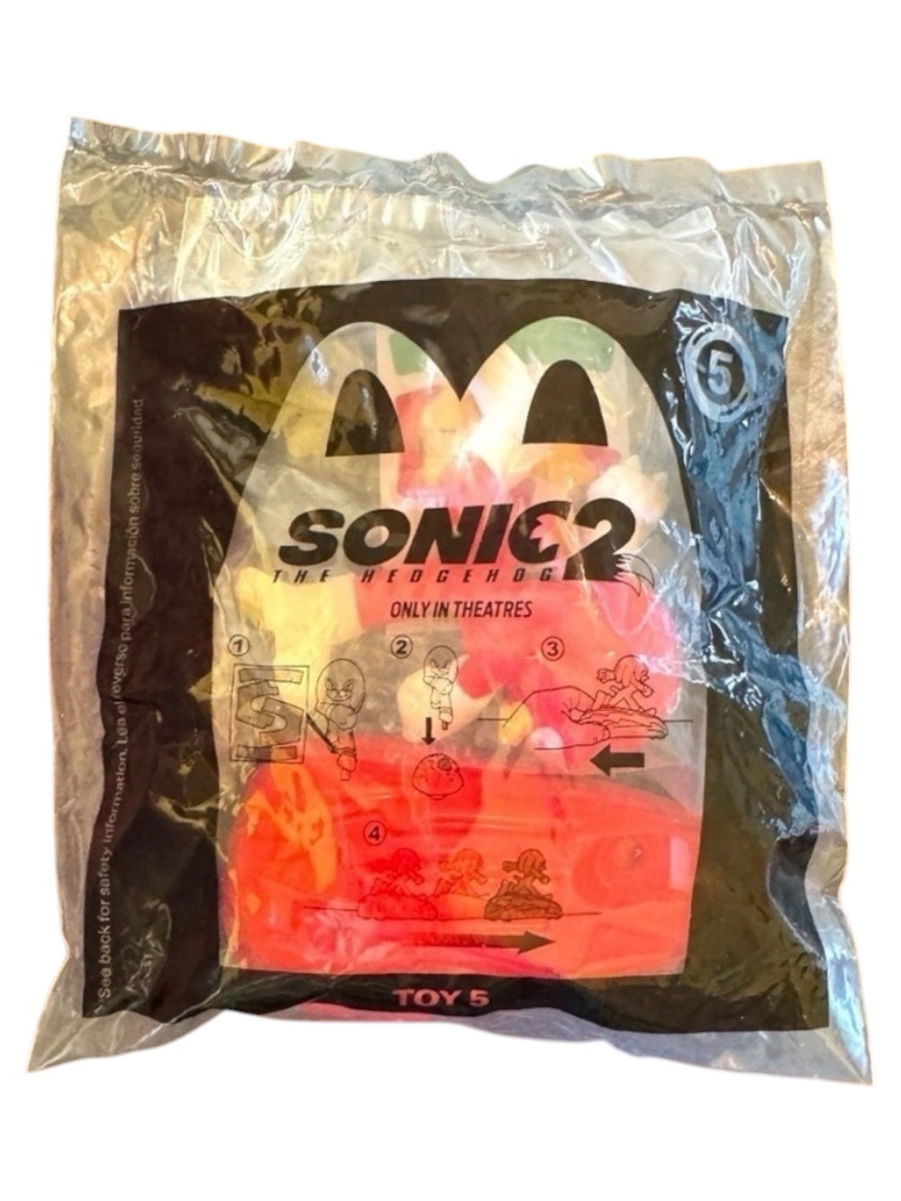 NEW 2022 McDonald’s Sonic the Hedgehog 2 Happy Meal Toy – Toy #5 (Sealed)